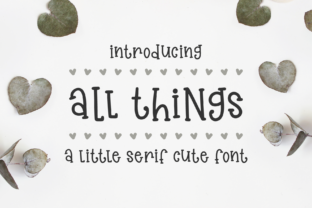 All Things: A Playful Font for Creative Projects