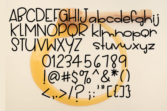 Bumbly: A Handwritten Font for Creative Expression