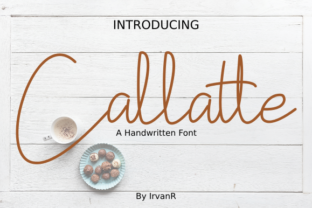 Callatte: A Handwritten Script Font for Creative Expression