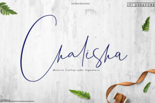 Chalisha: The Elegant Signature Font for Personalized Design
