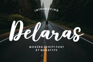 Delaras: A Bold, Brush-Style Font for Creative Expression