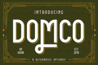 Discover the Elegance of Domco: A Versatile Font for Every Need