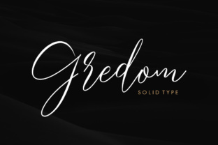 Gredom Script: A Modern Handwritten Font for Elegant Design