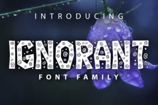 Ignorant: A Bold Font for Strategic Design and Creative Expression