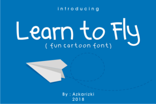 Learn to Fly: A Fun Font for Creative Projects