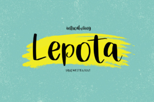 Lepota: A Handwritten Script for Creative Expression