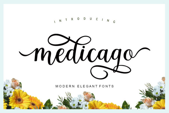 Medicago: A Modern Script Font for Elegant Design