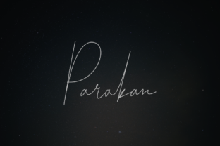 Parakan Script: A Luxurious Handmade Signature Font