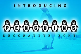 Penguins: A Versatile Decorative Font for Creative Projects
