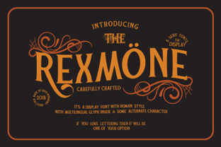 Rexmone: A Bold Serif for Impactful Design