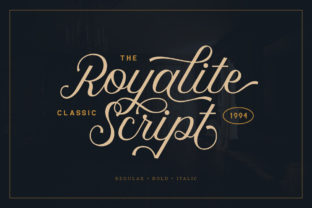 Royalite Script Family: A Strategic Choice for Elegant Design