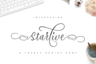 Starlive Script: A Modern Calligraphy Font