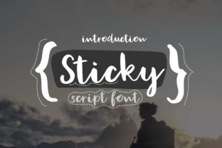 Sticky: The Handwritten Script Font That Brings Personality to Design