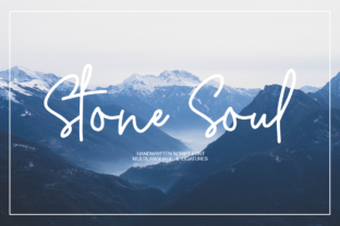 Stone Soul: A Handmade Calligraphy Font for Elegant Design