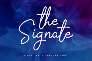 The Signate: A Stylish Handwritten Signature Font for Creative and Professional Use