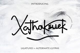 Xathoksuek: A Signature Font for Creative Expression