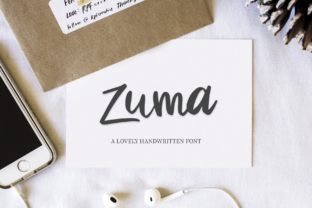 Zuma: A Handwritten Font That Brings Authenticity to Digital Design